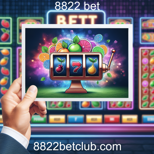 Explorando as Máquinas: A Emoção das Slots Online no 8822 Bet
